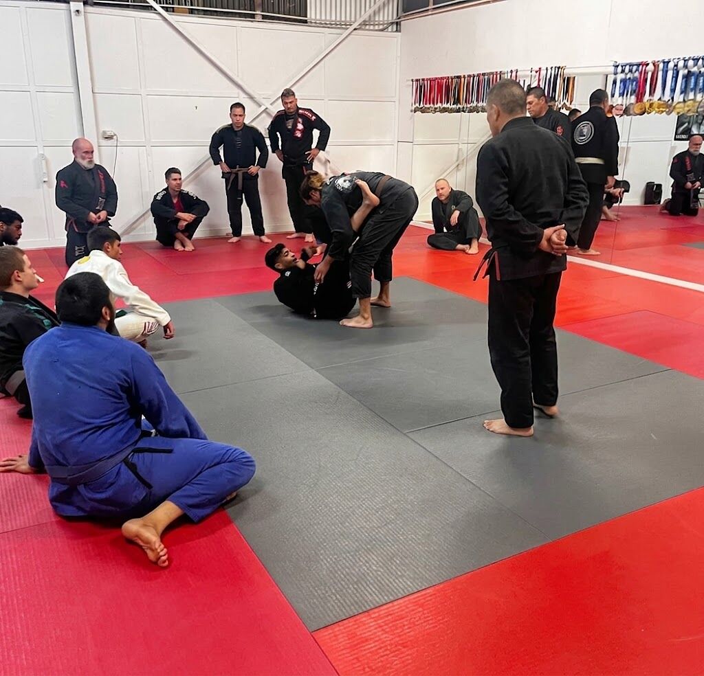 Coach demonstrating technique